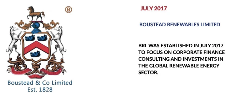 Boustead Renewables Corporate history